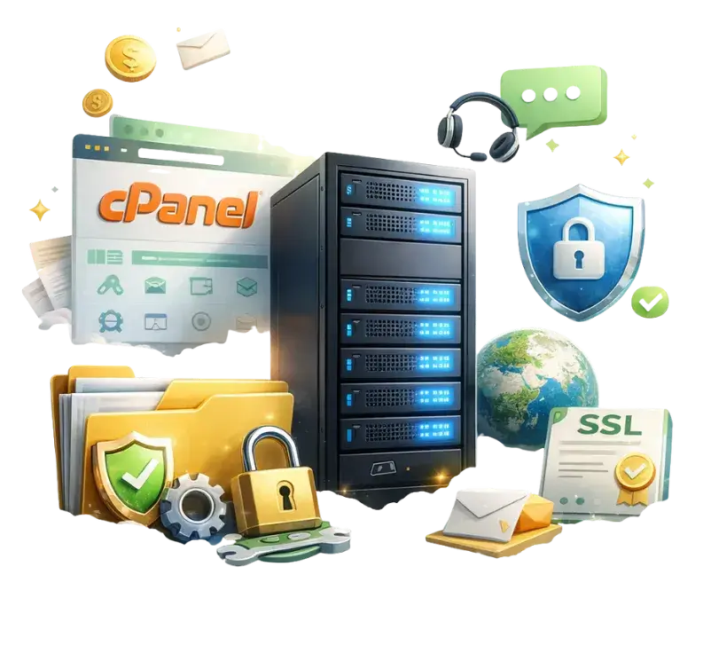HostFinch shared web hosting control panel and website infrastructure