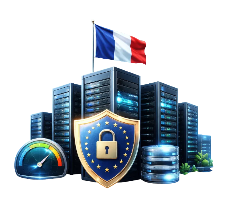 HostFinch France Dedicated Servers: bare-metal servers with dedicated CPU, NVMe storage and DDoS protection
