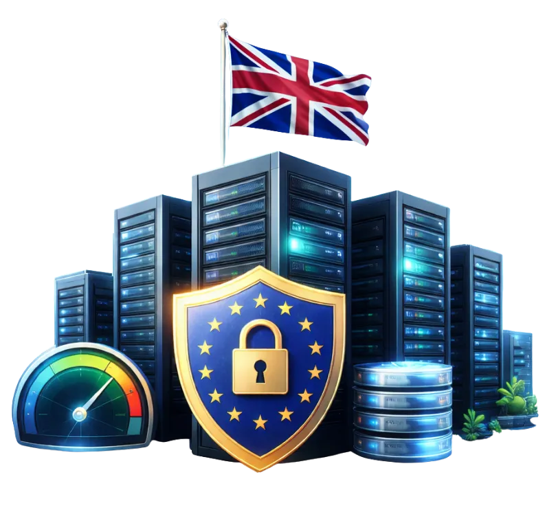 HostFinch UK Dedicated Servers: bare-metal servers with dedicated CPU, NVMe storage and DDoS protection